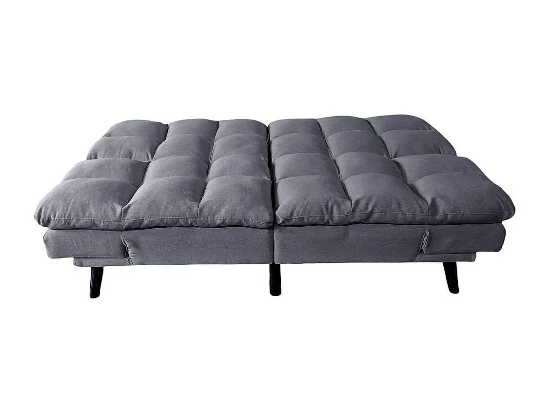 Sofá cama Cushion sistema clic clac gris 81x183x86,5 cm Adec