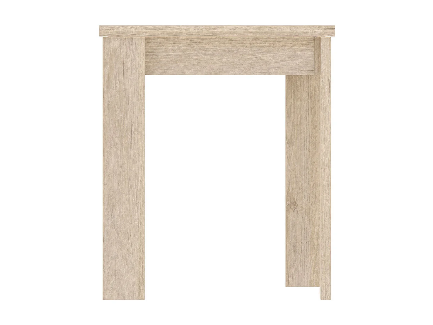 Mesa auxiliar extensible Bok natural 79,2x67,1-134x67,1 cm