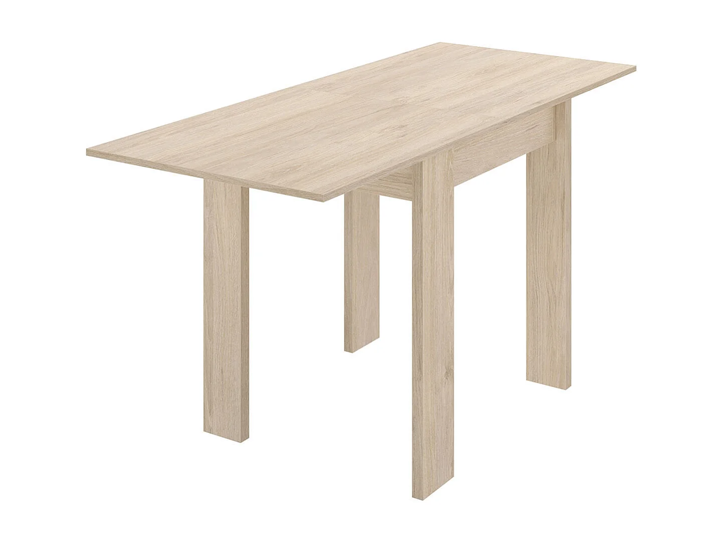 Mesa auxiliar extensible Bok natural 79,2x67,1-134x67,1 cm