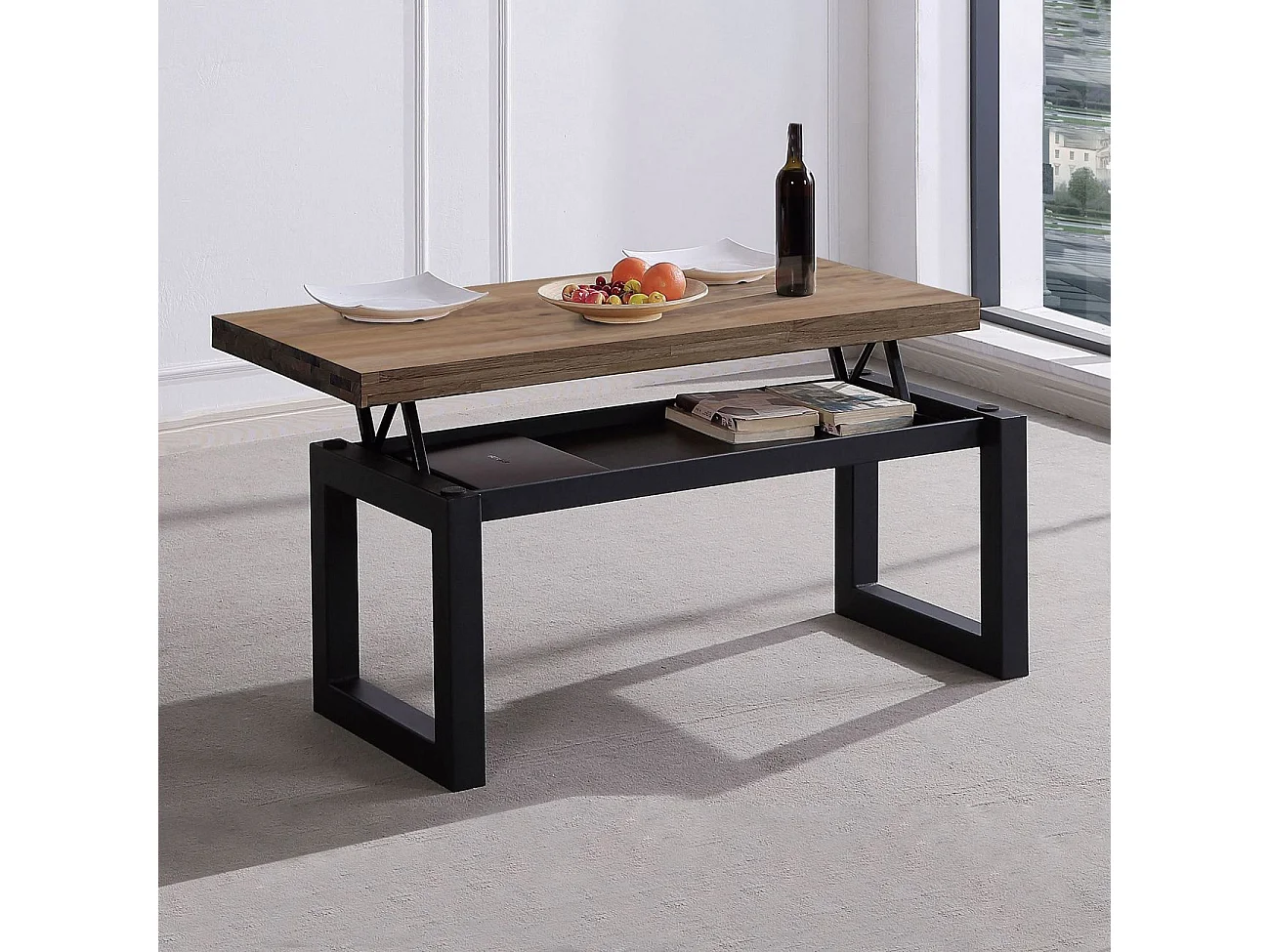 Mesa de centro elevatória Loft