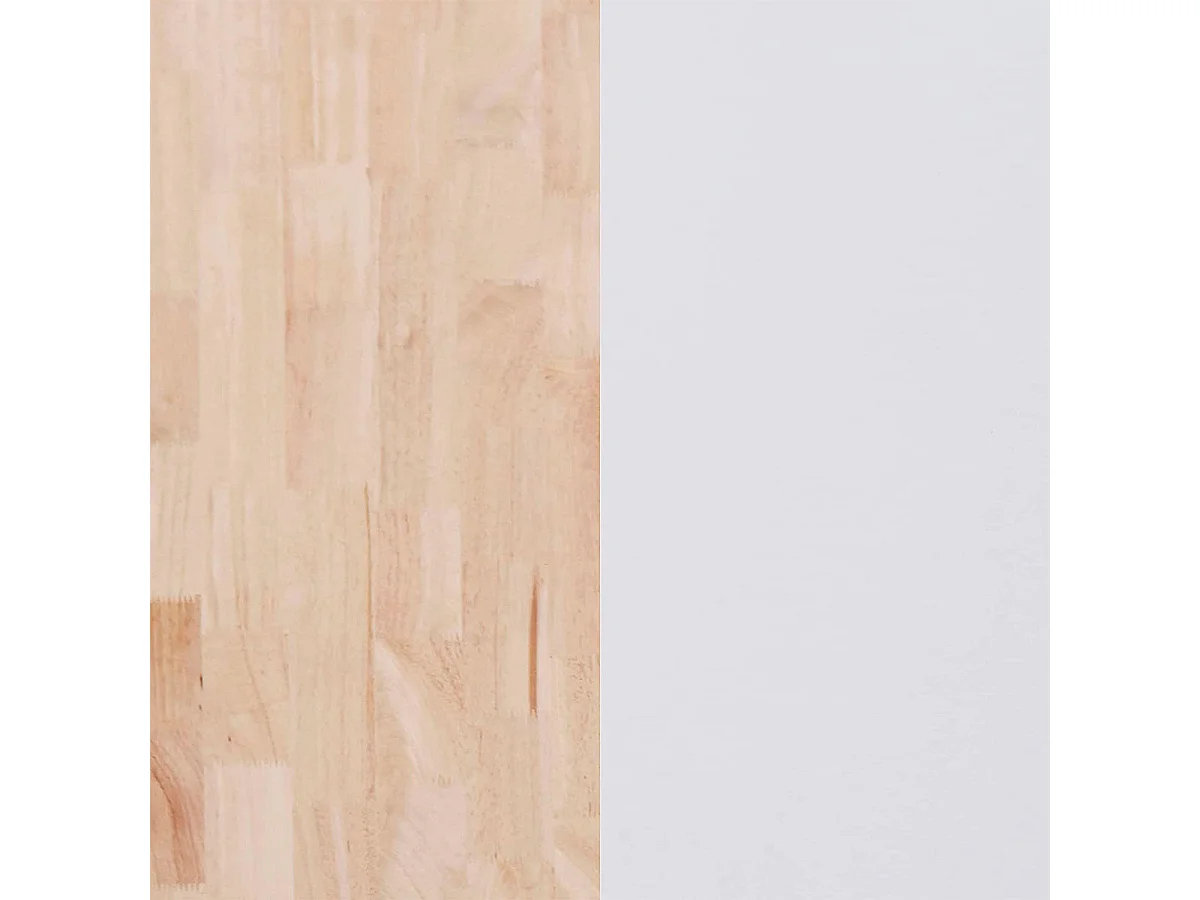 Mesa de centro Natural diseño nórdico roble Nordish/blanco 43,5x120x60 cm Adec