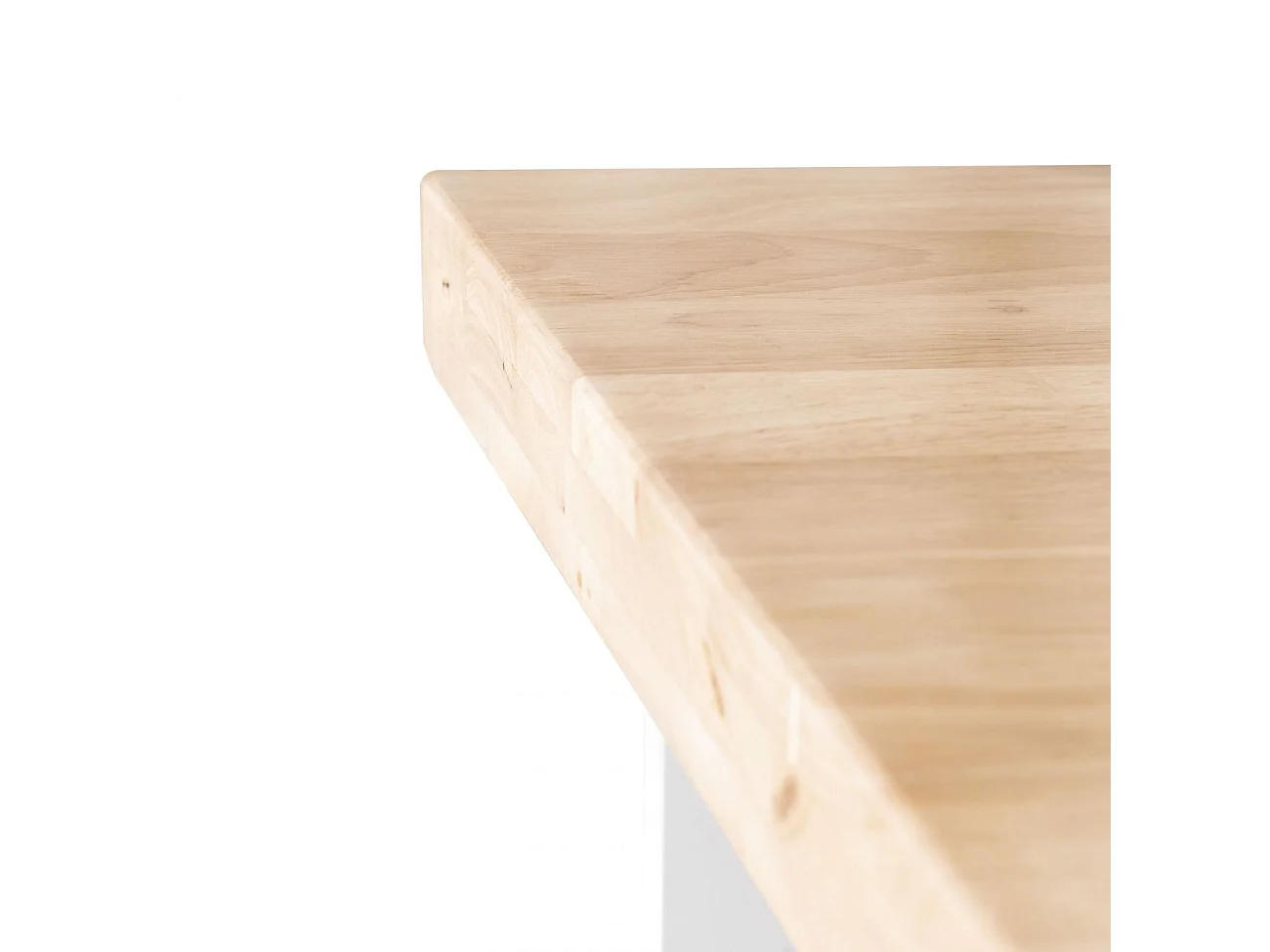 Mesa de centro Natural Roble salvaje - Blanco