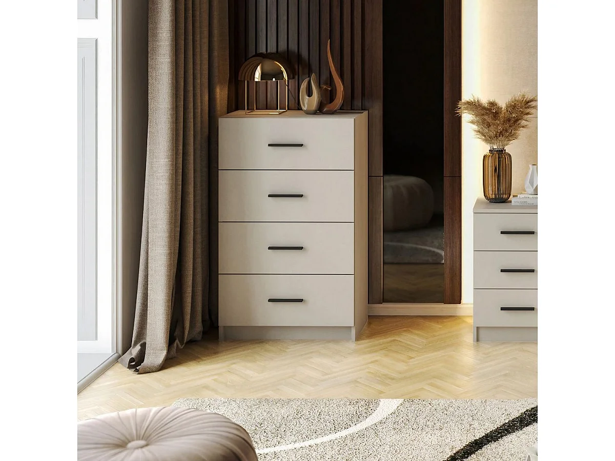 Sinfonier New Aura 4 cajones beige 100x60x34,4 cm