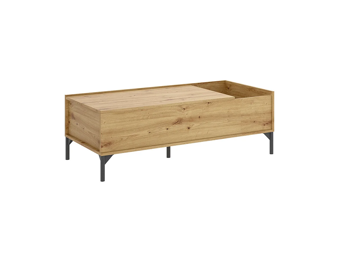Mesa de centro Ness diseño elevable nordic 41x99x60 cm