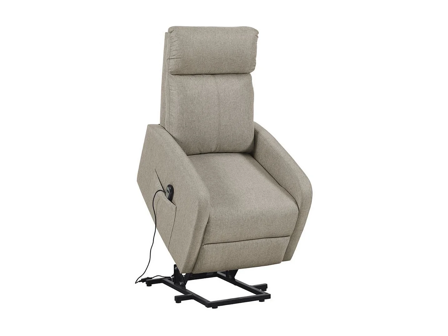 Sillón relax Elevador Life reclinable beige 104x64x93 cm Adec