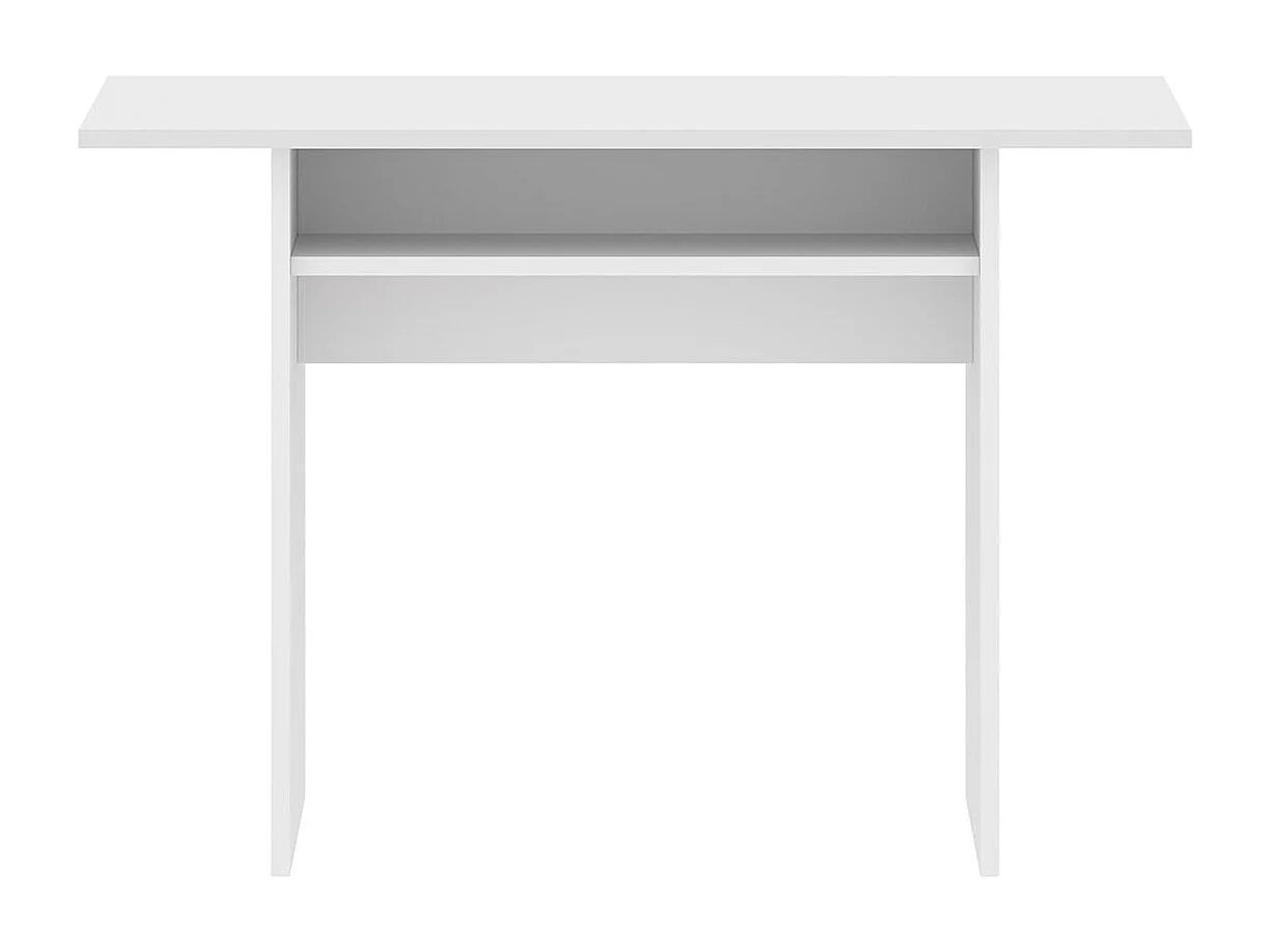Mesa consola extensible Taly blanco 77,5x110,6x33-66,2 cm