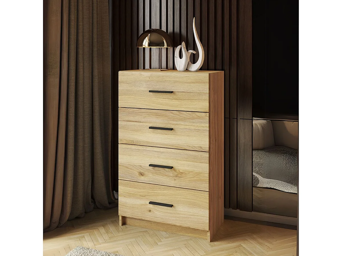 Sinfonier New Aura 4 cajones natural 100x60x34,4 cm