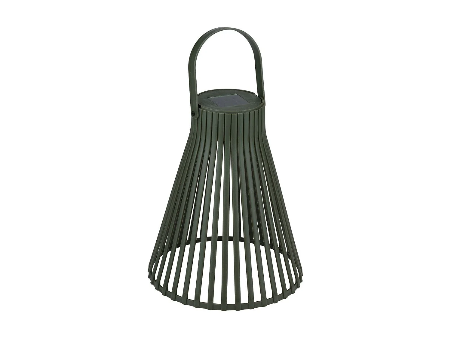 Lámpara solar 8 horas verde Ø20x33 cm