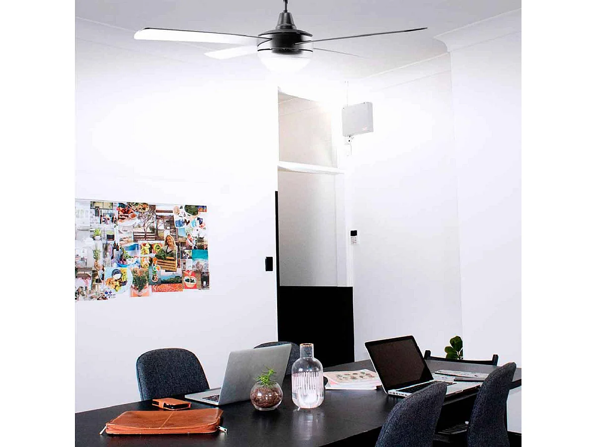 Ventilador de techo Universal Blue Siroco 3042X 60W inox 106 cm