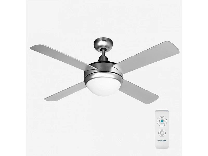 Ventilador de techo Universal Blue Siroco 3042X 60W inox 106 cm