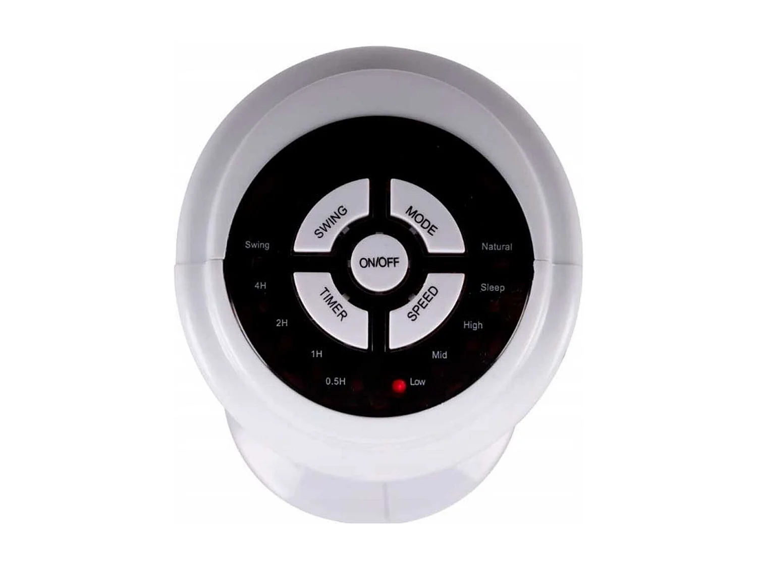 Ventilador de torre Lifetime Air 45W 3 velocidades oscilante con temporizador blanco Ø26,5x81 cm