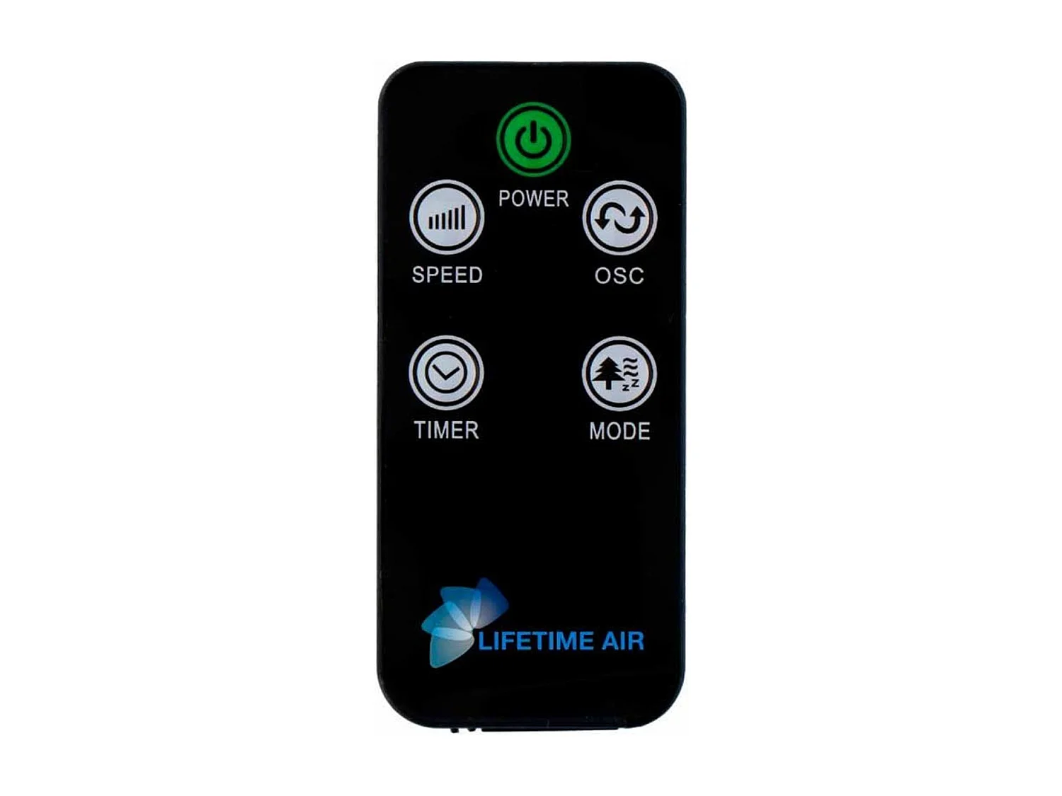 Ventilador de torre Lifetime Air 45W 3 velocidades oscilante con temporizador blanco Ø26,5x81 cm