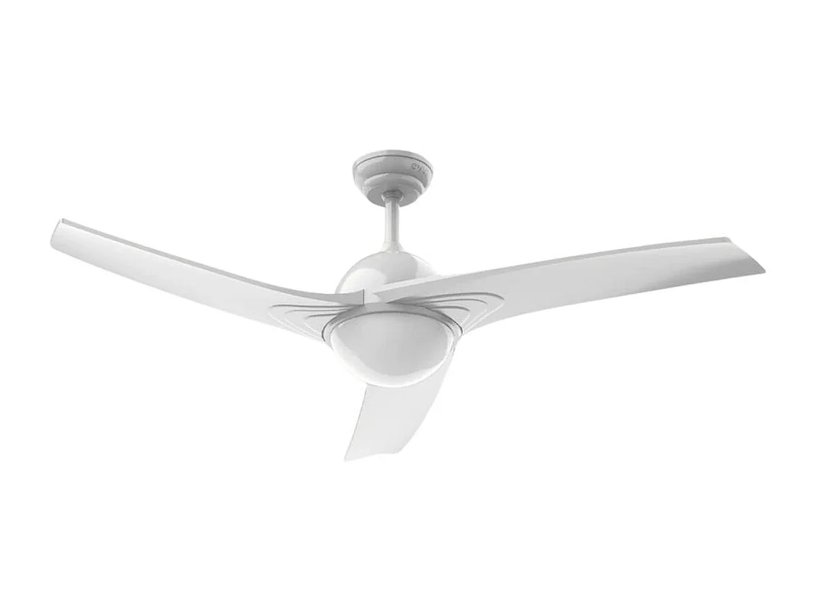 Ventilador de techo Evvo V522 60W 3 aspas 6 velocidades blanco Ø132 cm