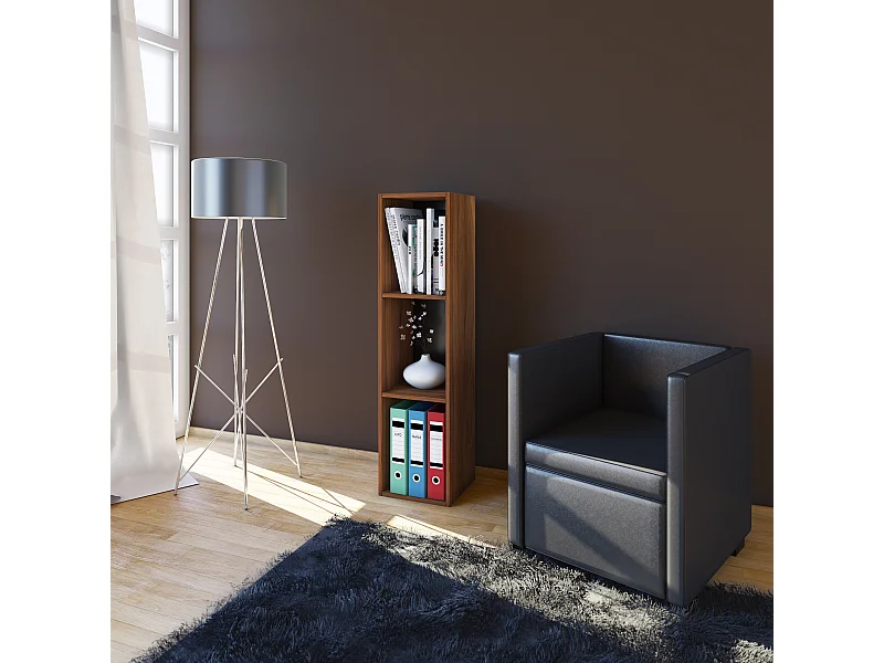 Holz Stand Regal Aufbewahrung Deko Bücher Mendas 3