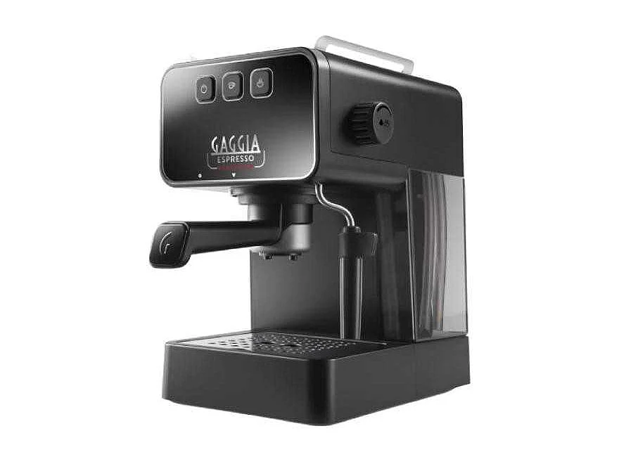Máquina de espresso manual Gaggia Espresso Evolution preta - 1,2L, PID, pré-infusão, porta-filtro ergonômico, filtro inox e sistema POD