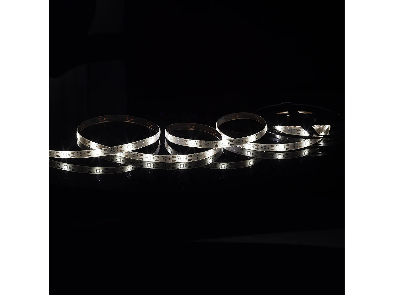 Bande Led Blanc Chaud 5m Blanc