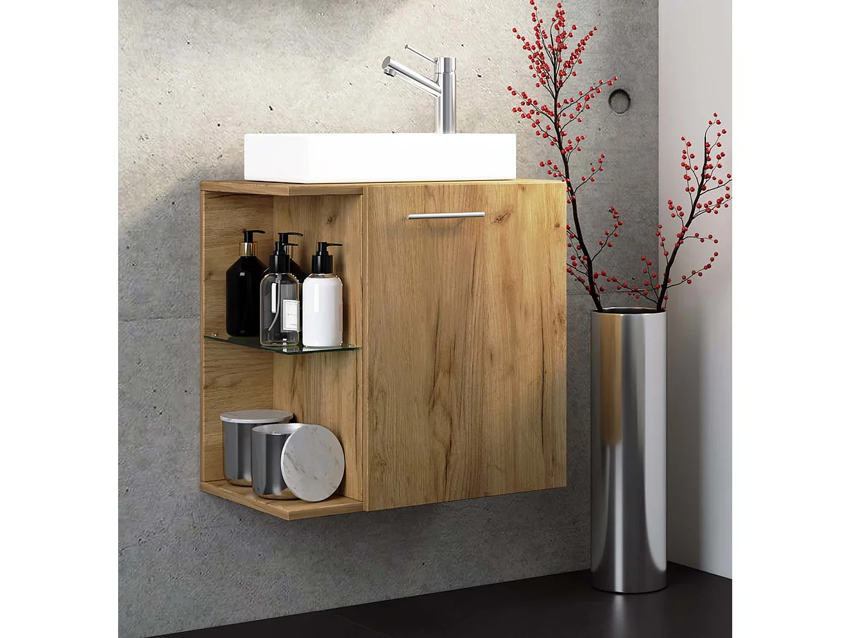 2-tlg Gäste WC Waschplatz Bad Waschtisch Hausa