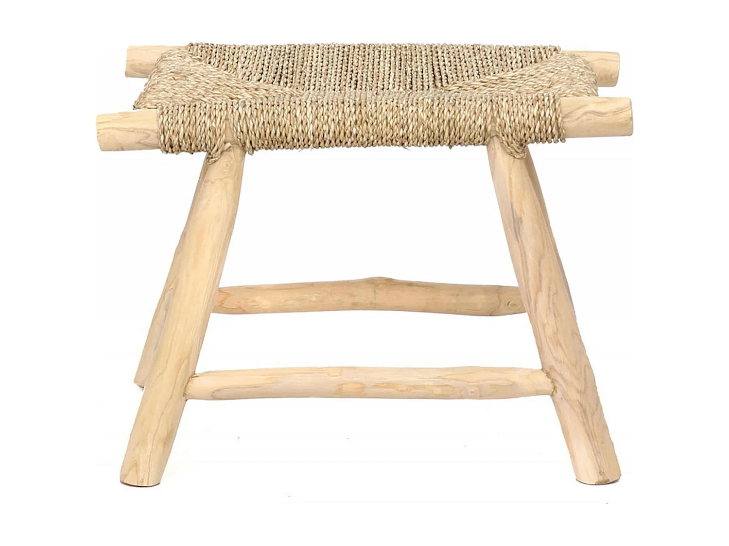 Tabouret Porto chic en jonc de mer