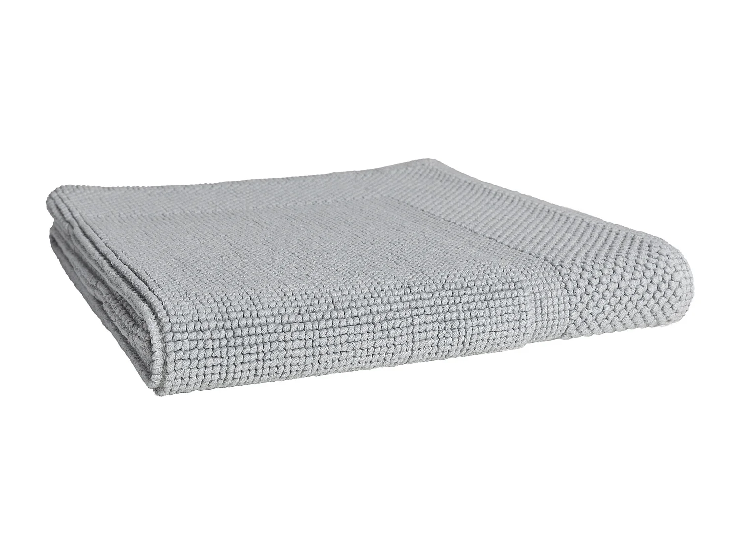 Tapis de bain 60x60 cm LOFTY gris Argent 1500 g/m2