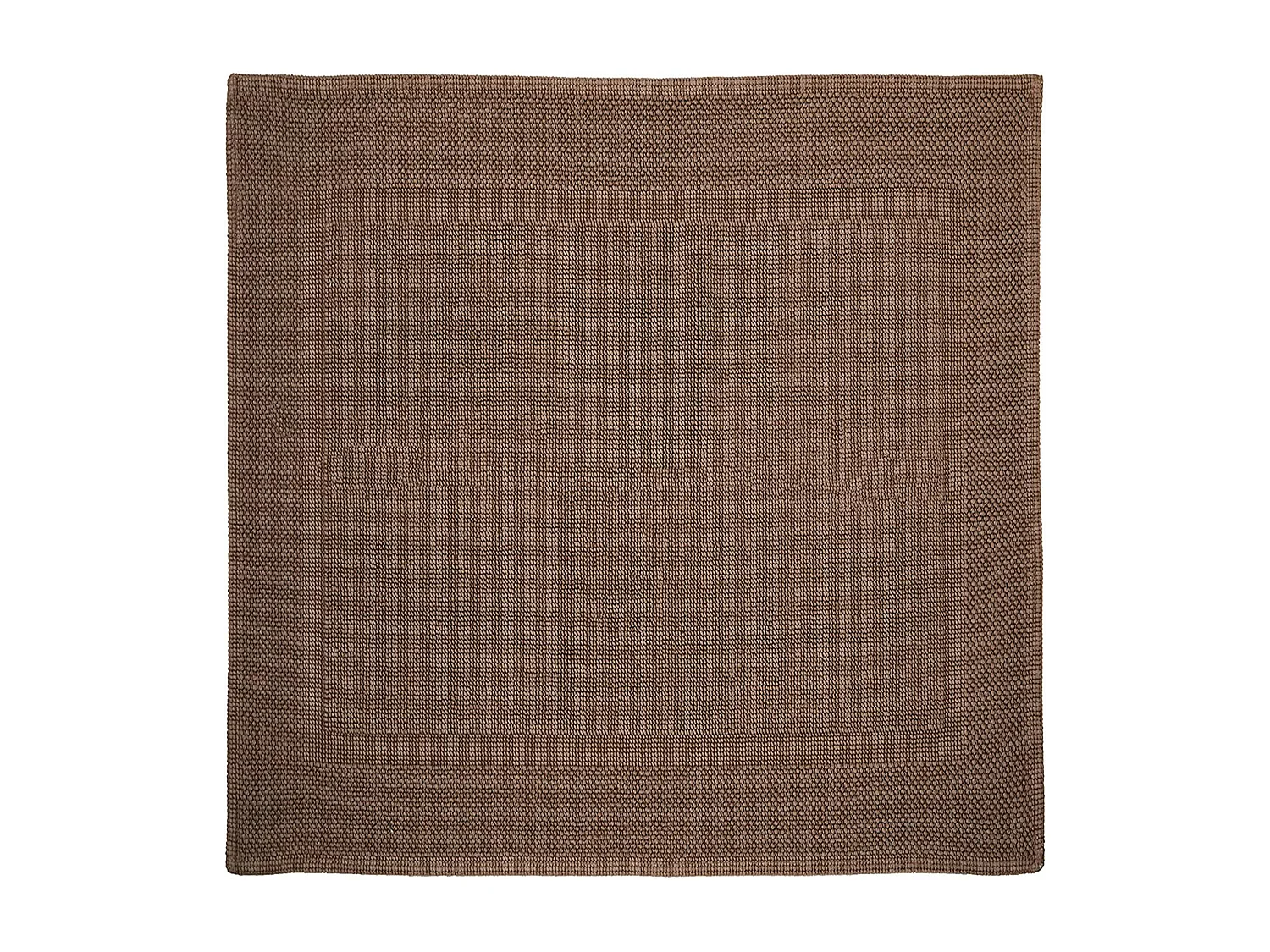 Tapis de bain 60x60 cm LOFTY marron Taupe 1500 g/m2