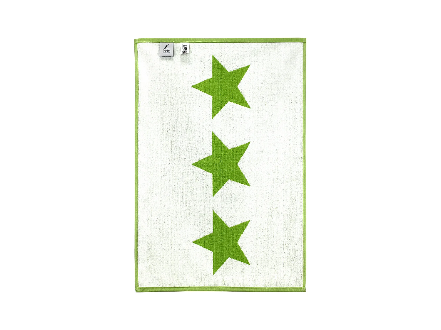 Tapis de bain 50x70 cm coton 700 g/m2 STARS Vert