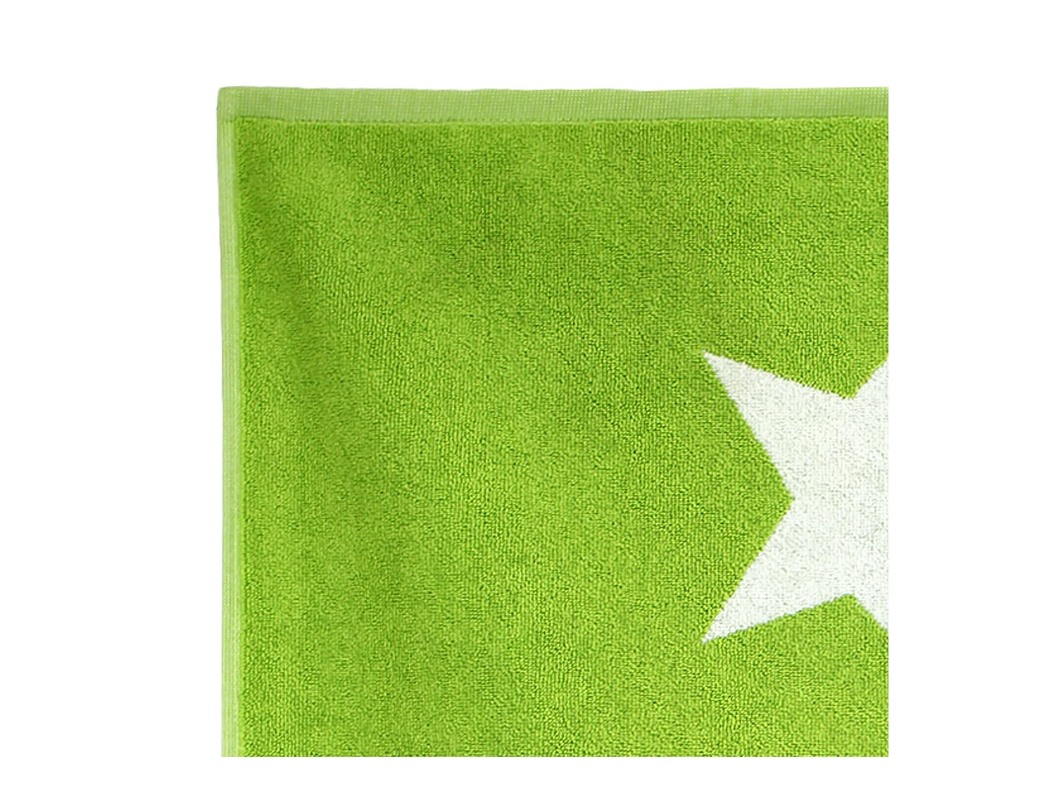 Tapis de bain 50x70 cm coton 700 g/m2 STARS Vert
