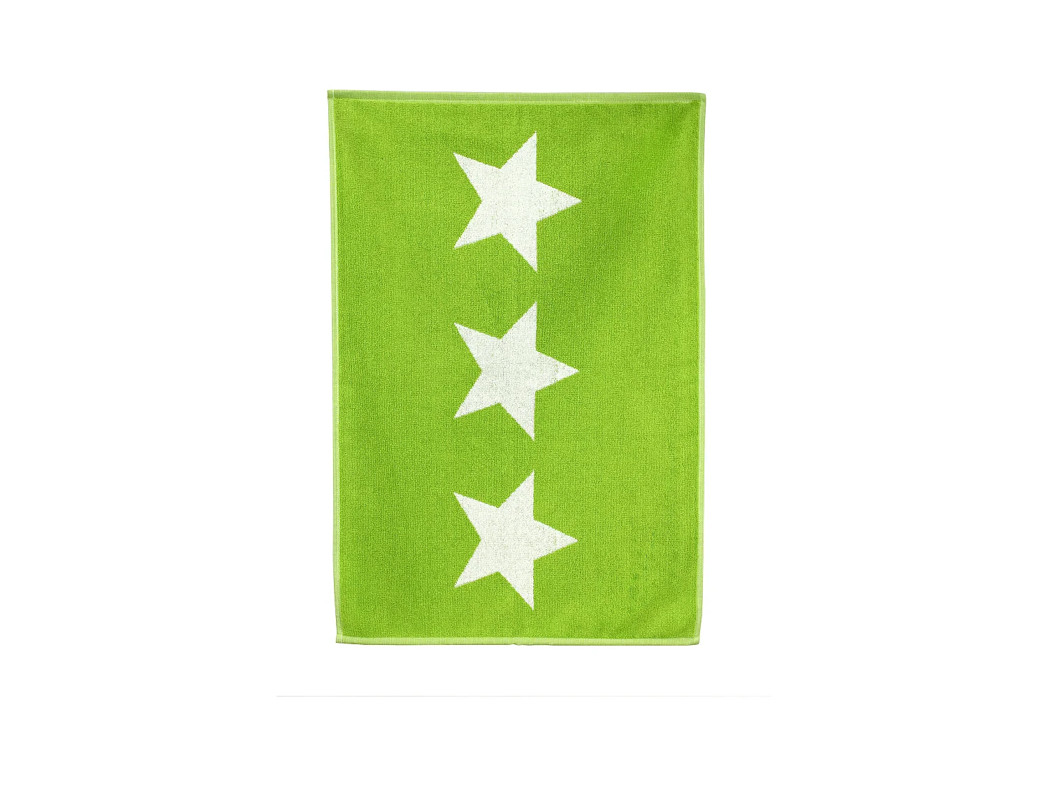 Tapis de bain 50x70 cm coton 700 g/m2 STARS Vert