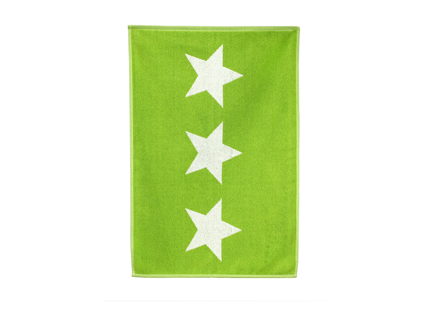 Tapis de bain 50x70 cm coton 700 g/m2 STARS Vert