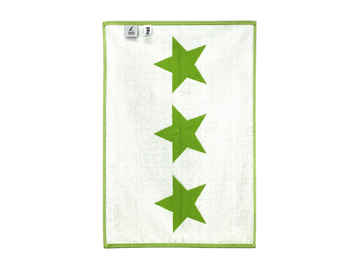 Tapis de bain 50x70 cm coton 700 g/m2 STARS Vert