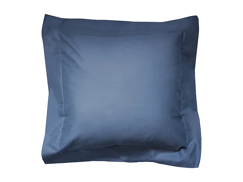 Taie d'oreiller uni 40x40 cm coton ALTO bleu Jean