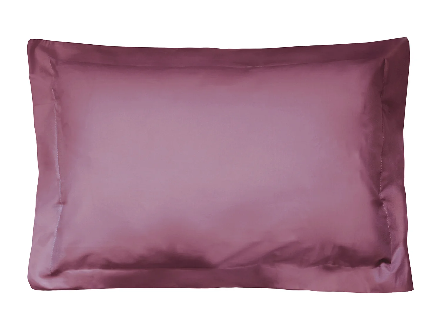 Taie d'oreiller uni 80x50 cm coton ALTO Raisin