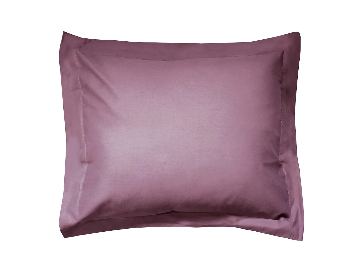 Taie d'oreiller uni 100x80 cm coton ALTO Raisin
