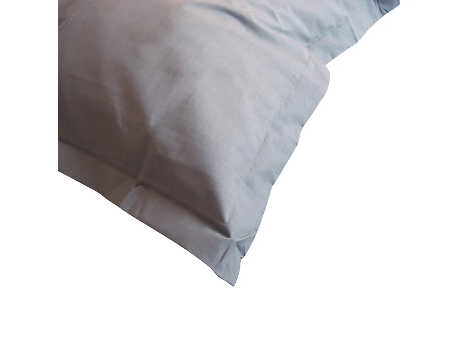 Taie d'oreiller uni 70x50 cm coton ALTO Alu