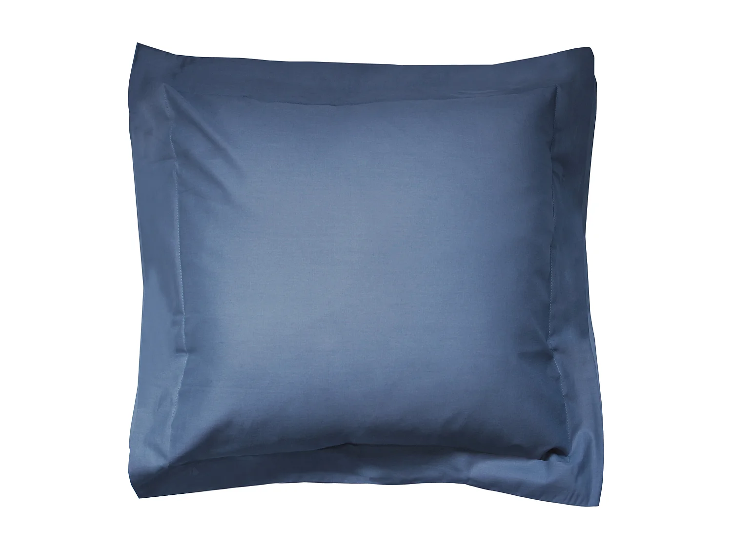 Taie d'oreiller uni 65x65 cm coton ALTO bleu Jean