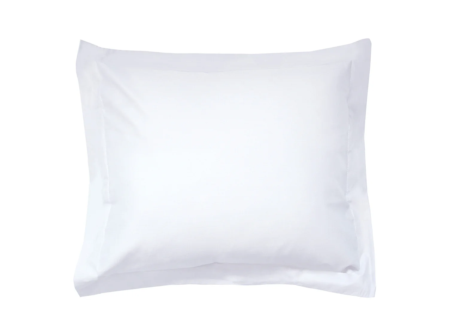 Taie d'oreiller uni 100x80 cm coton ALTO Blanc