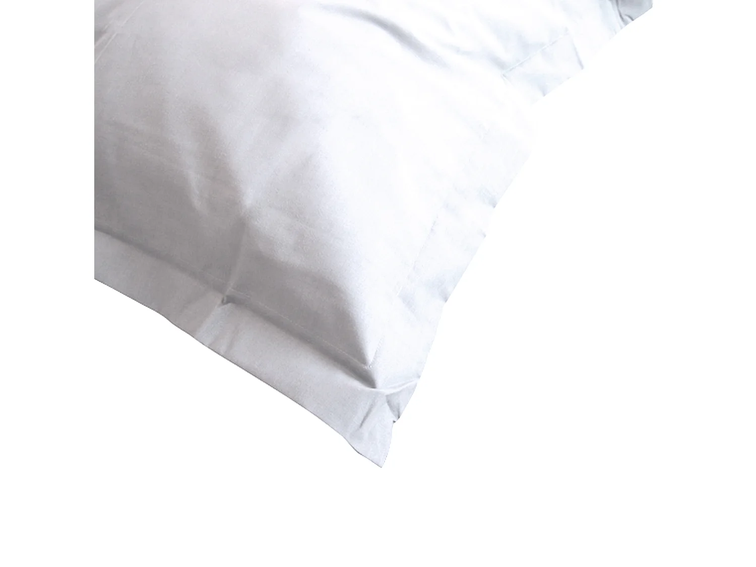 Taie d'oreiller uni 100x80 cm coton ALTO Blanc