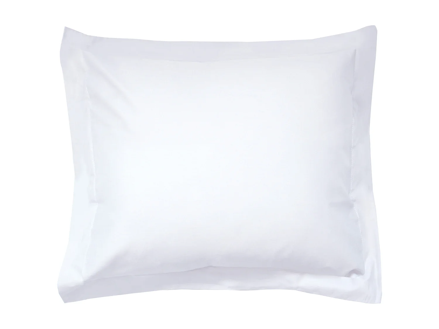 Taie d'oreiller uni 100x80 cm coton ALTO Blanc