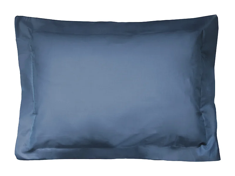 Taie d'oreiller uni 60x40 cm coton ALTO bleu Jean