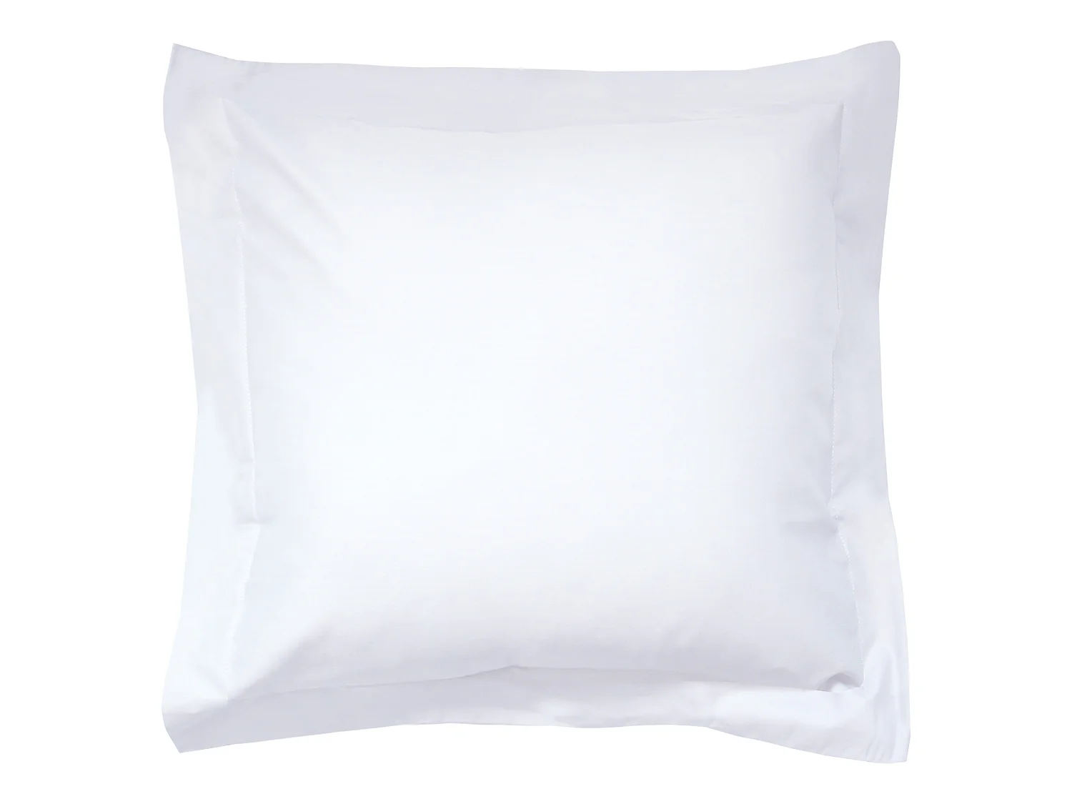 Taie d'oreiller uni 65x65 cm coton ALTO Blanc