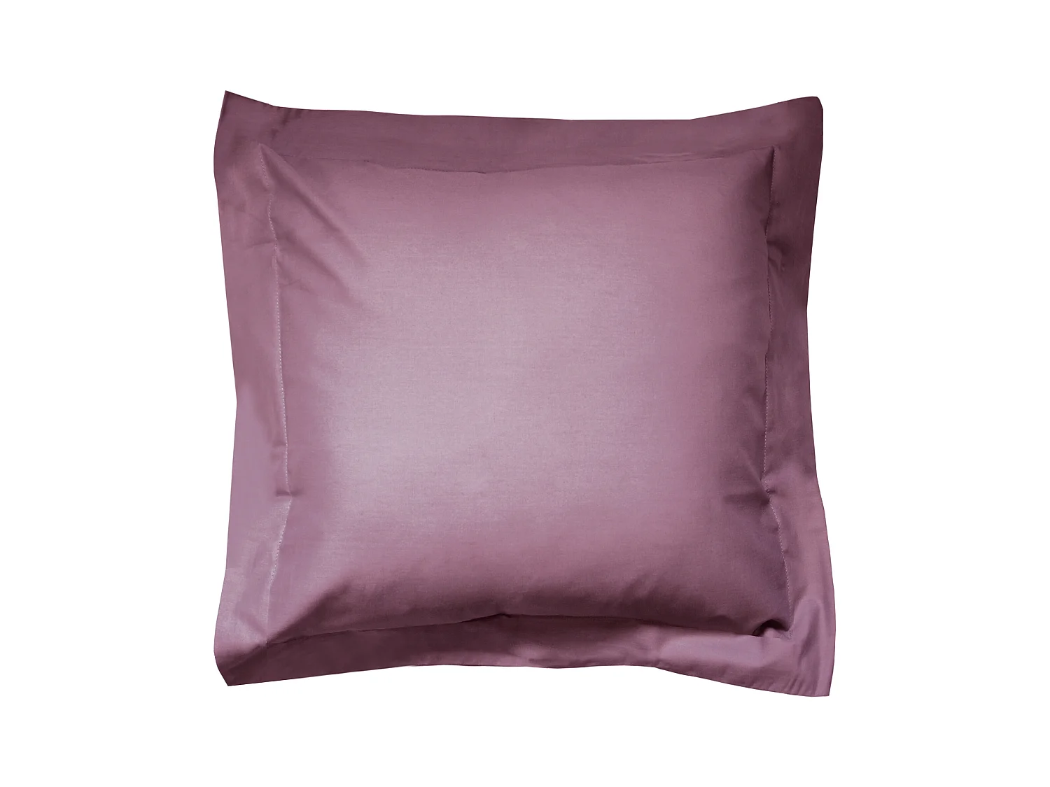 Taie d'oreiller uni 65x65 cm coton ALTO Raisin