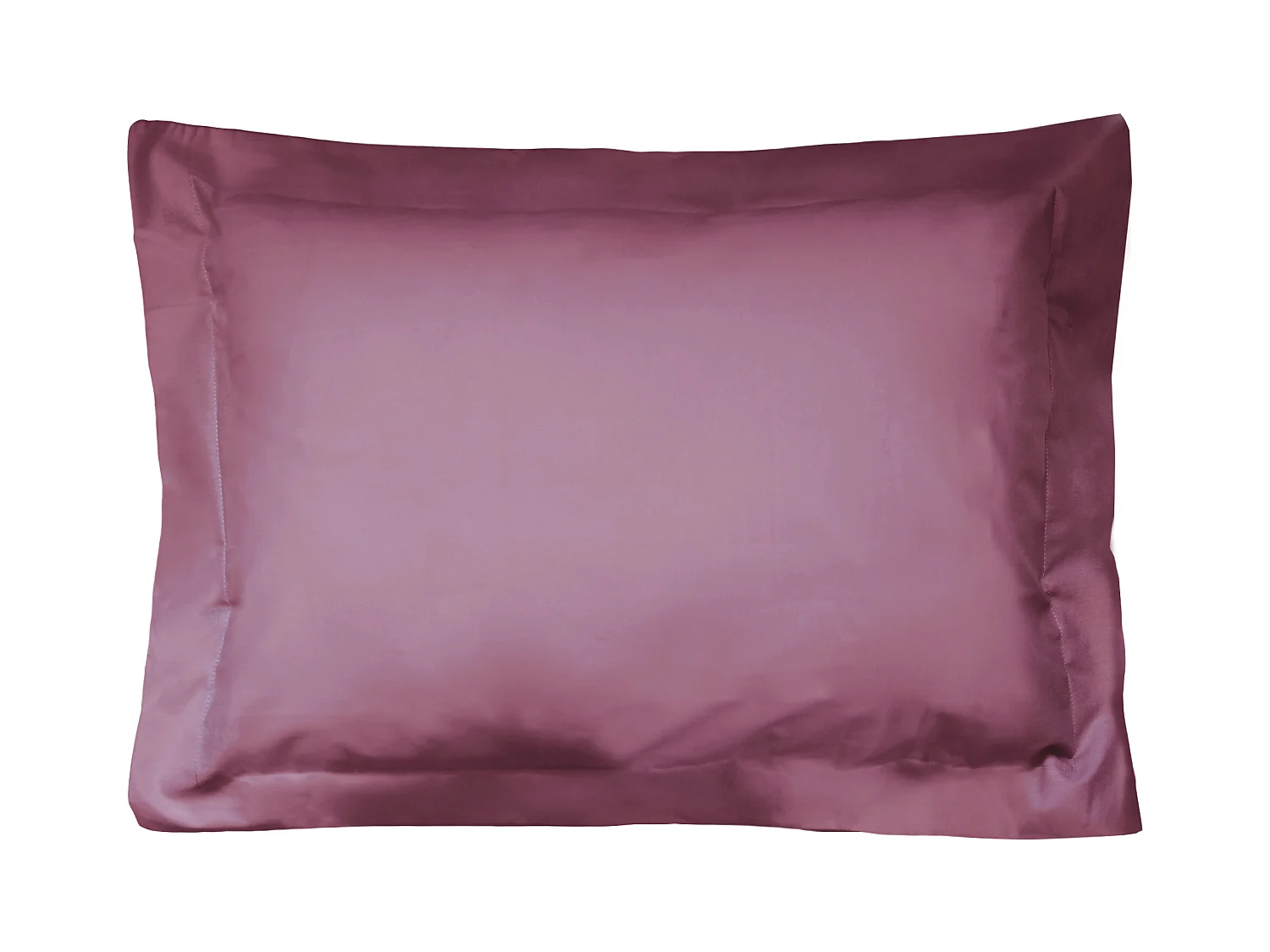 Taie d'oreiller uni 60x40 cm coton ALTO Raisin