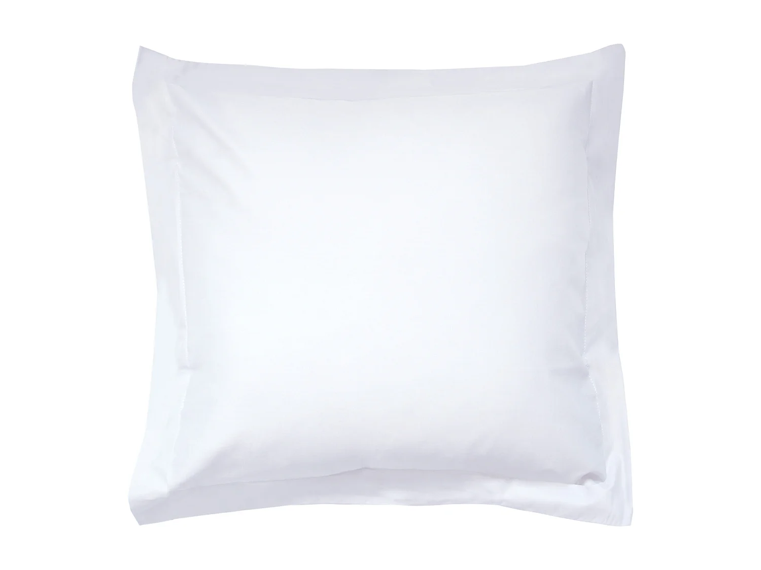 Taie d'oreiller uni 80x80 cm coton ALTO Blanc