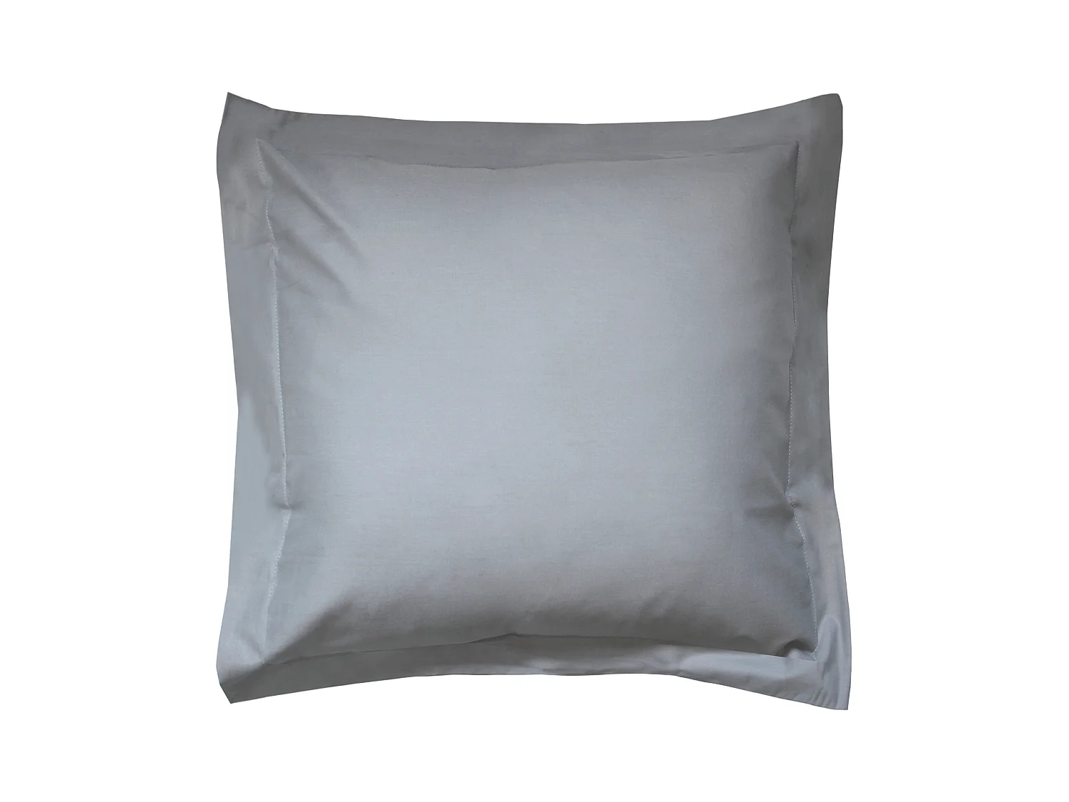 Taie d'oreiller uni 80x80 cm coton ALTO Alu