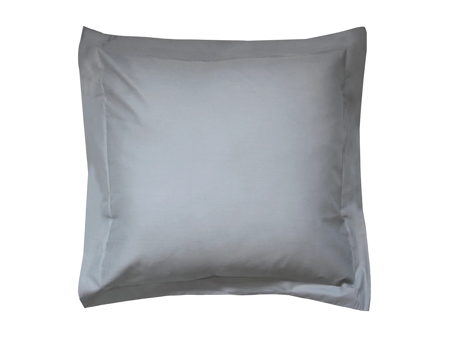 Taie d'oreiller uni 80x80 cm coton ALTO Alu