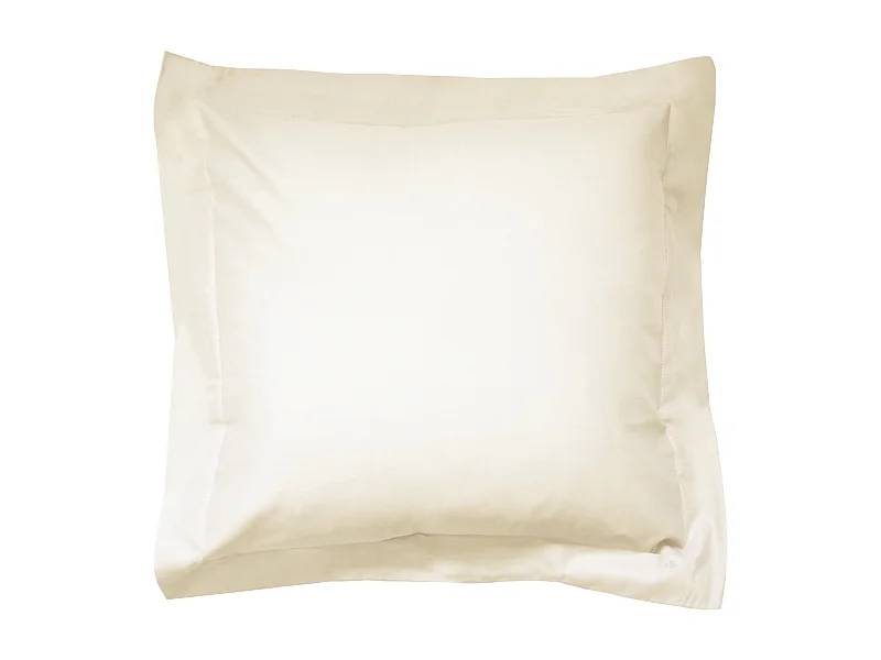Taie d'oreiller uni 65x65 cm coton ALTO Crème
