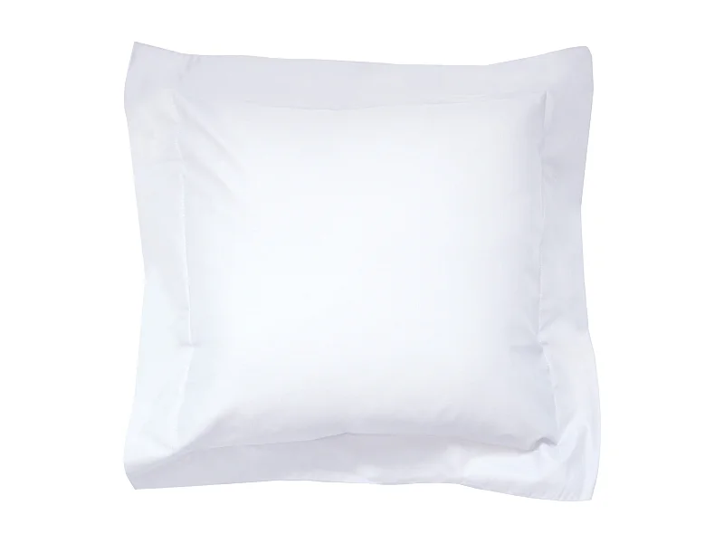 Taie d'oreiller uni 40x40 cm coton ALTO Blanc
