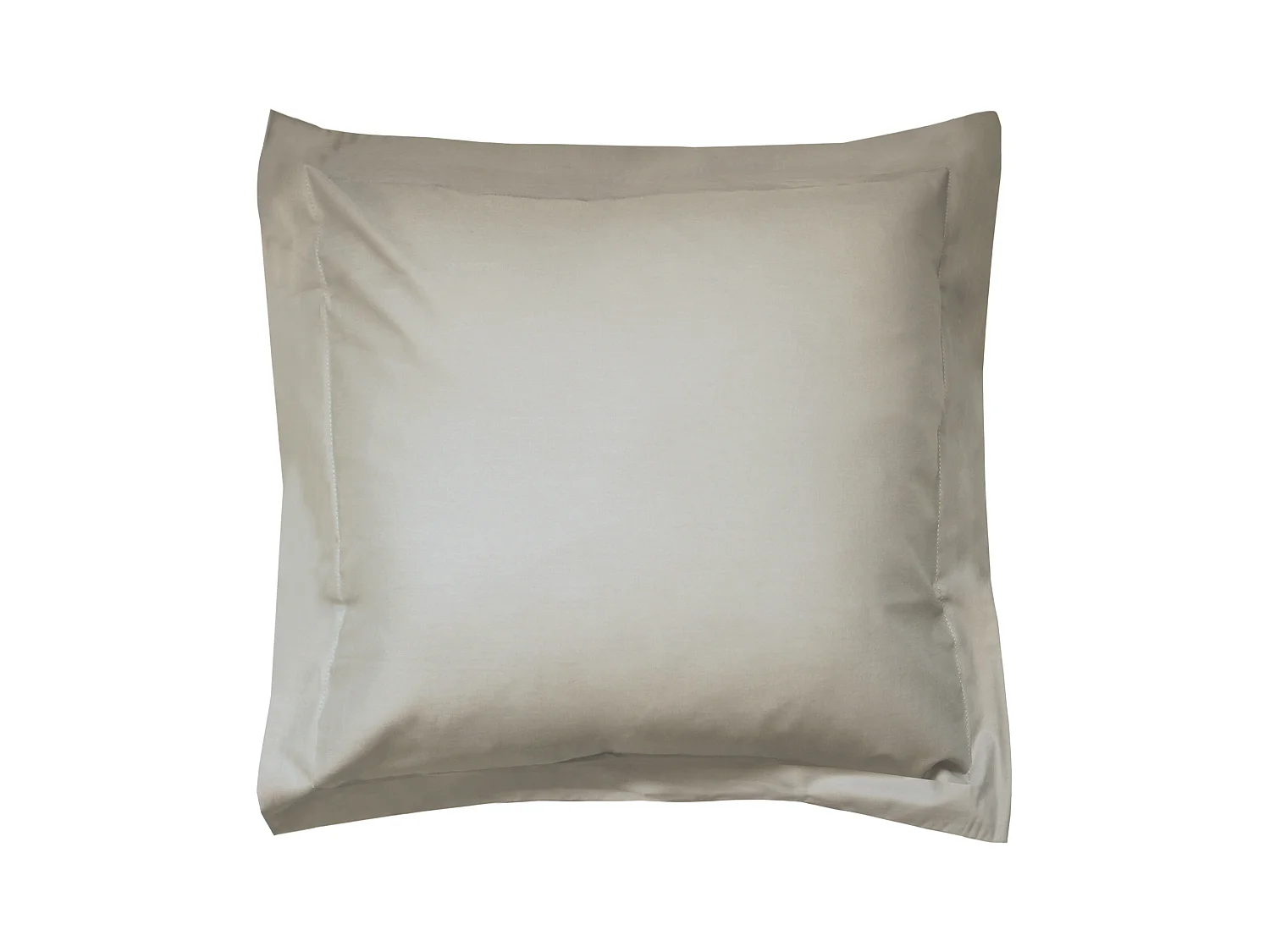 Taie d'oreiller uni 80x80 cm coton ALTO Chamois