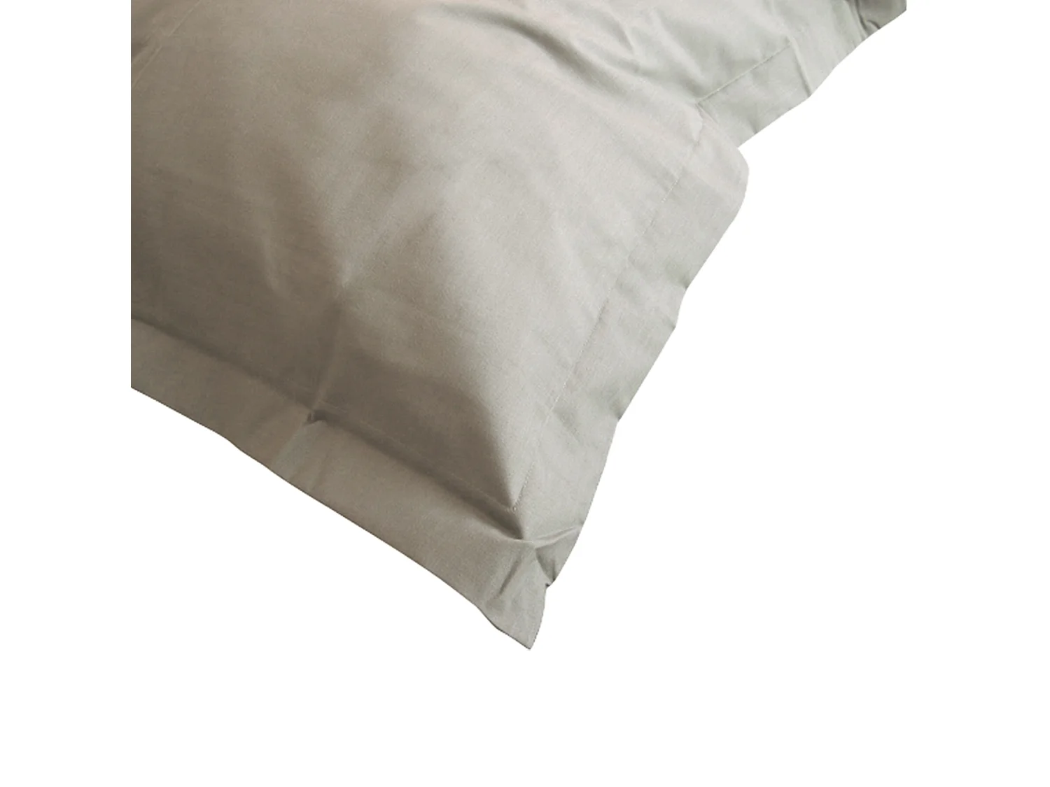 Taie d'oreiller uni 80x80 cm coton ALTO Chamois
