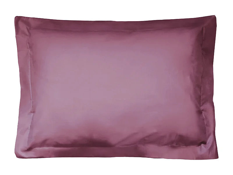 Taie d'oreiller uni 70x50 cm coton ALTO Raisin