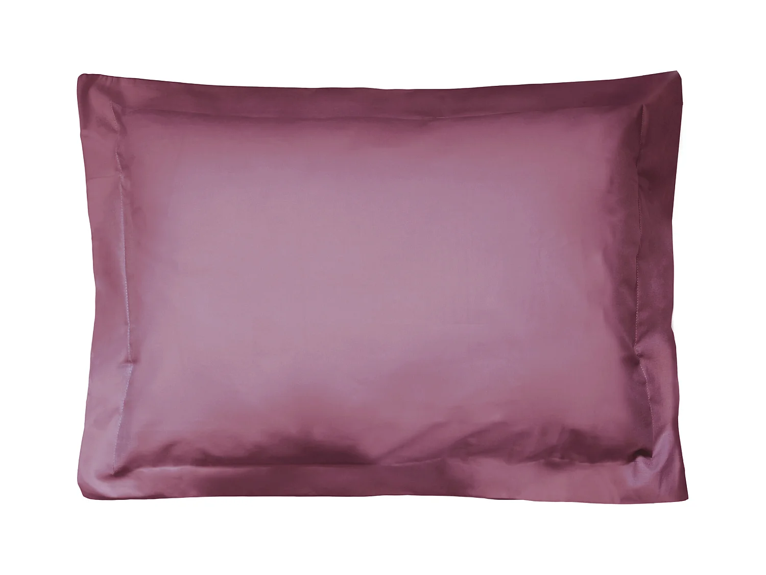 Taie d'oreiller uni 70x50 cm coton ALTO Raisin